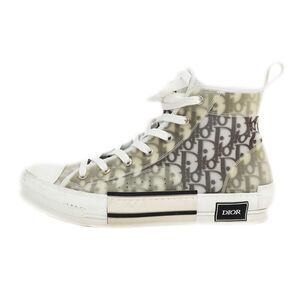 Dior Sneakers - High Cut Oblique White Notation Size 43 27cm (10.63in)